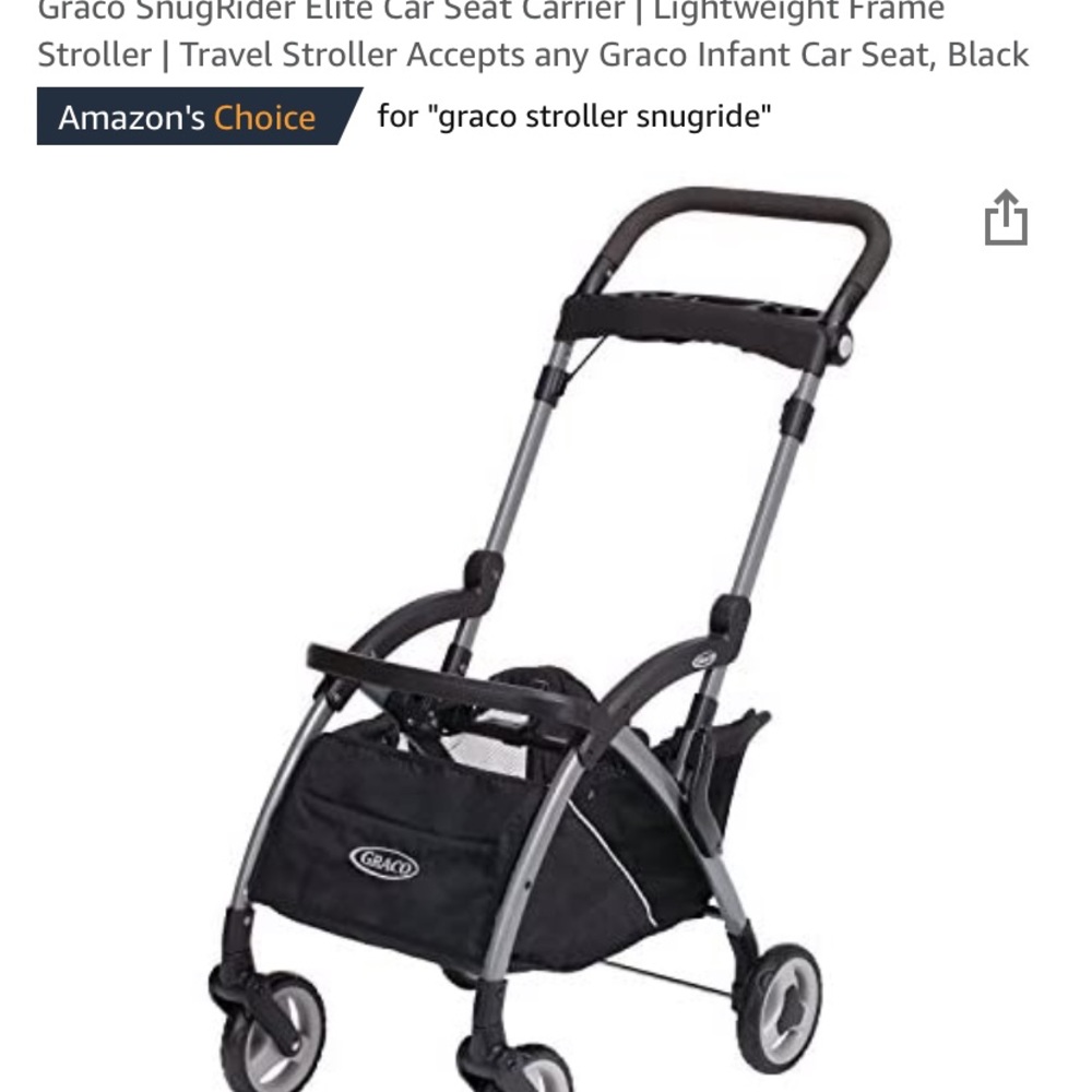 graco snugride infant carseat and stroller
